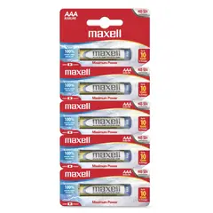 MAXELL - Pack 50 Pilas Alcalinas Tamaño Aaa