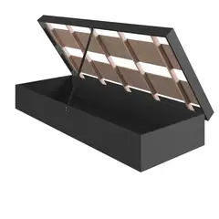 HOGA - Cama Boxet 1 Pza Bogotá Gris