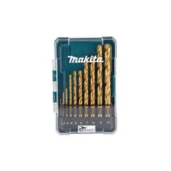 MAKITA - Set brocas metal hss-tin 10 pz 1-10mm
