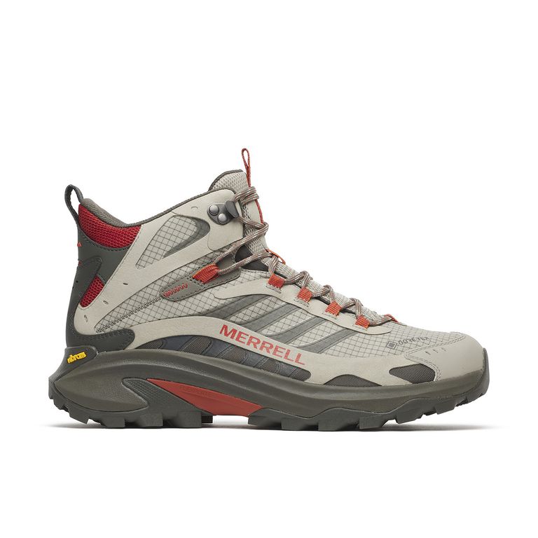 Botín Hombre Moab Speed 2 Mid Gore-Tex Gris