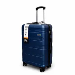 NORTH PAK - Maleta Rígida Ultraliviana 24 Pulgadas 59Lts Azul
