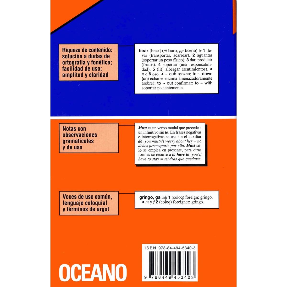 OCEANO - Diccionario - OCÉANO POCKET - Español/Inglés - English/Spanish