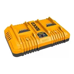 INGCO - Cargador Rápido Doble Baterías 20v 245 Ah Industrial