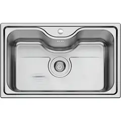 TAUMM - Lavaplatos Empotrable Empotrado 800x500x220 Mm Hessen Gris