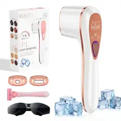 GENERICO - Depiladora Mujer Intima Electrica Laser Permanente Dama Ipl Freeskin Cuerpo Facial Portatil 3 en 1