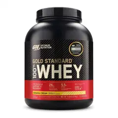 GEEKEE - Suplemento en polvo Optimum Nutrition Proteína Proteína de Gold Standard 100% Whey sabor banana crea