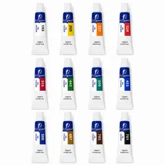 GIORGIONE - Set Pinturas Óleo 12 Colores 12ml Arte y Lienzo - SC