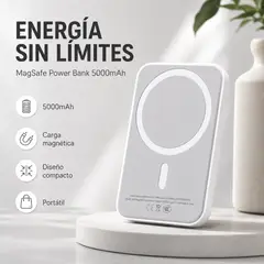 GENERICO - Cargador Inalámbrico 20000 mah Magnético Magsafe