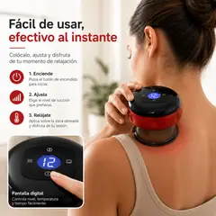 MOVI - VENTOSA ELECTRICA, ALIVIO DOLORES, ANTICELULITIS, CON MASAJE Y VIBRACION