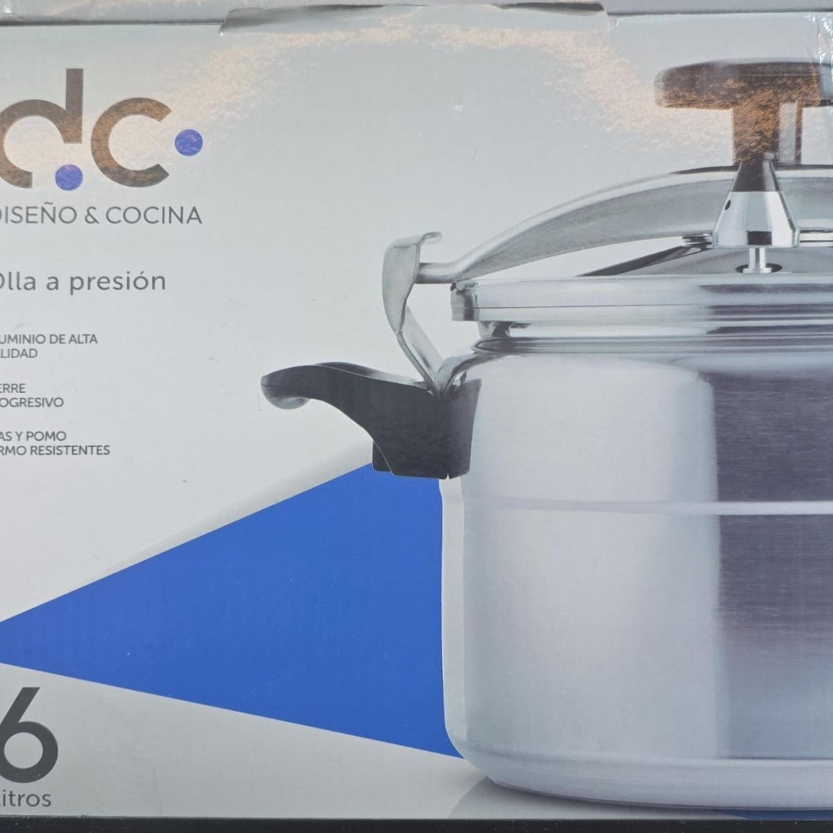 DC - Olla A Presión Aluminio 6 Litros Veloce DC