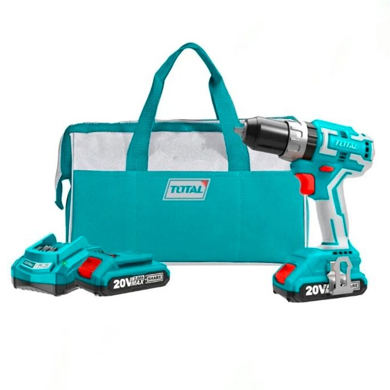 TOTAL TOOLS - Taladro Inalámbrico 1/2 (13Mm) Blmotor 20V