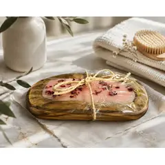 GENERICO - Batea Decorativa Mexicana de Madera con Popurrí Artesanal