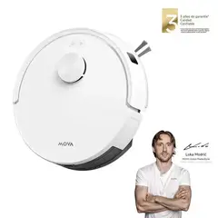 MOVA - Robot Aspiradora y Trapeadora con Cepillo Lateral E20s Pro