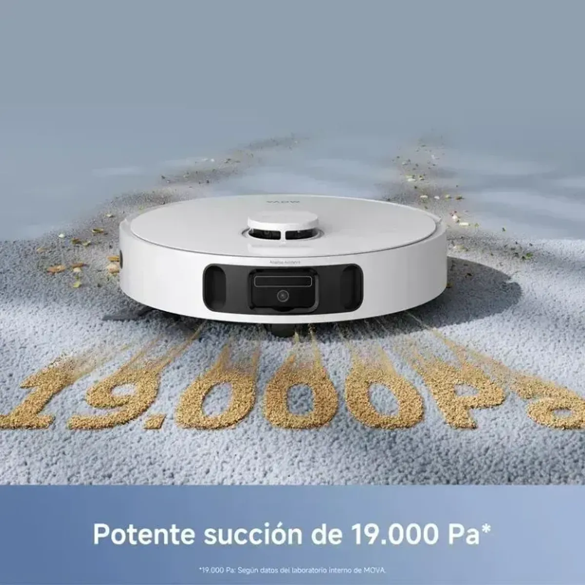 MOVA - Robot Aspiradora y Trapeadora Tecnología MaxiReach™ Mop 19000 Pa MOVA E40 Ultra Blanca