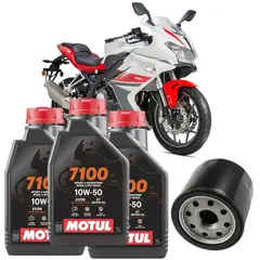 MOTUL - KIT MANTENCION BENELLI TNT 300/302R/302S FILTRO+MOTUL 10W50