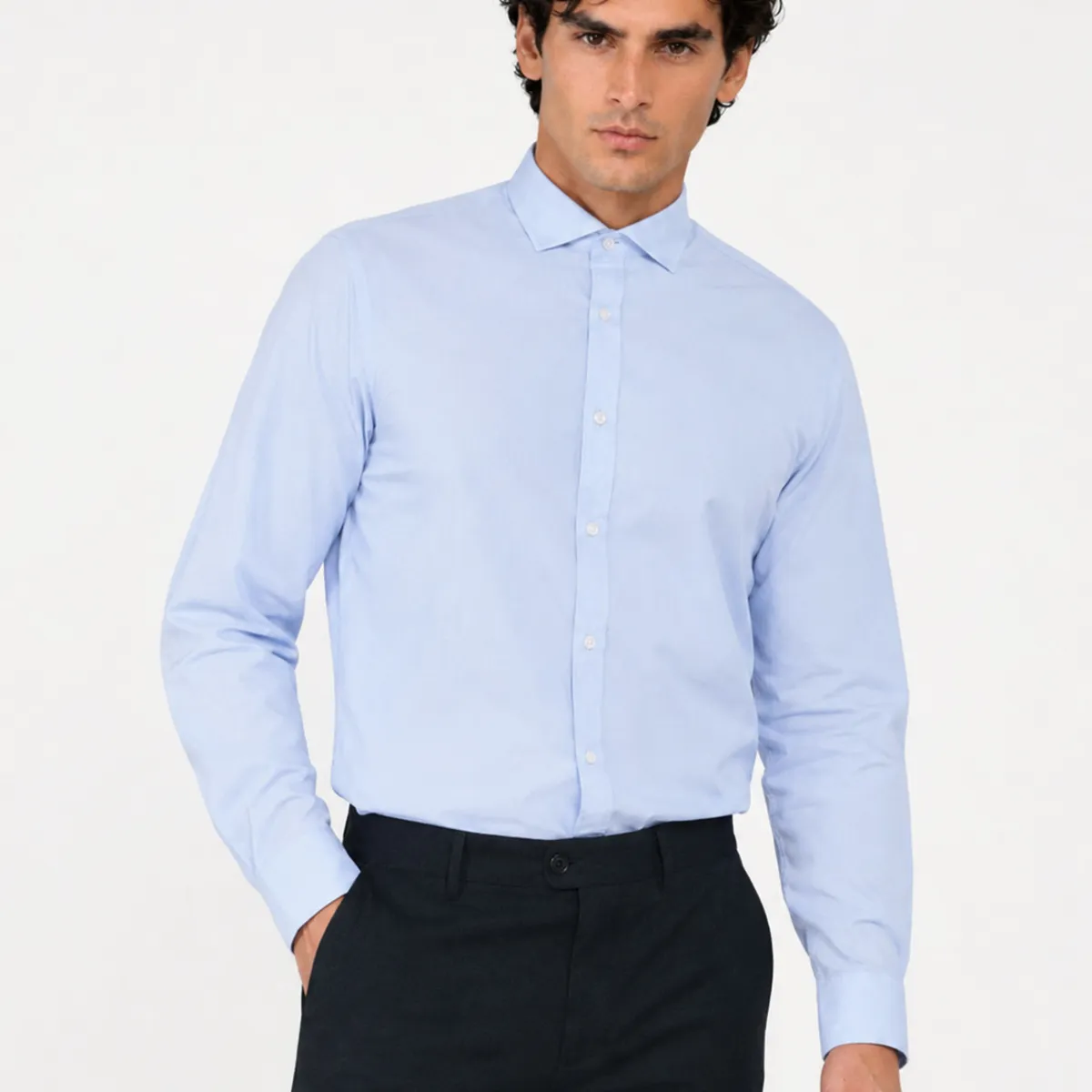 ARROW - Camisa Formal Lisa Tailored Fit Celeste Arrow ARROW