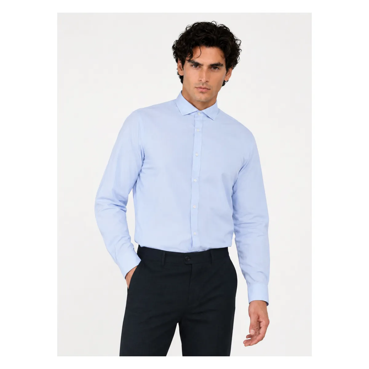ARROW - Camisa Formal Lisa Tailored Fit Celeste Arrow ARROW