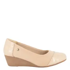 ALQUIMIA - Zapato con Taco Chino Mujer Beige Fanti