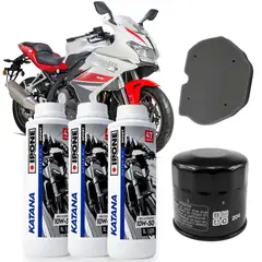 IPONE - KIT MANTENCION BENELLI TNT 300/302R/302S FILTROS+IPONE 10W50