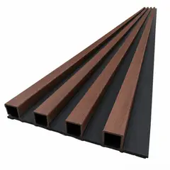 DOER - Wall Panel WPC Decorativo Nogal Imperial, 240x16, 22mm, Caja 10 Unids.