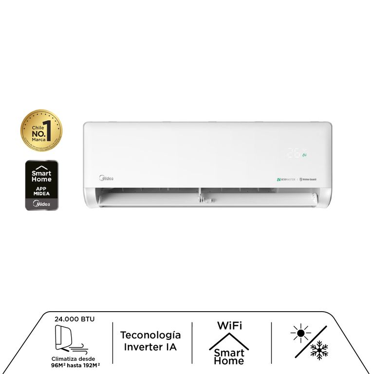 Aire Acondicionado Split Inverter EcoMaster 24000 Btu