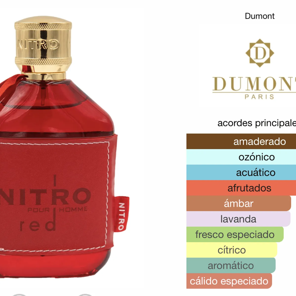 DUMONT - NITRO POUR HOMME EDP 100ML