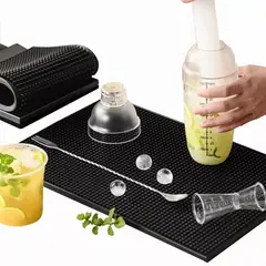 CHINA - Alfombra antideslizante de PVC Escurridora De Bebidas Barman Bar Mat 45 X 30cm