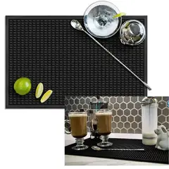CHINA - Alfombra antideslizante de PVC Escurridora De Bebidas Barman Bar Mat 45 X 30cm