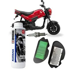 IPONE - KIT DE MANTENCION HONDA NAVI ACEITE KATANA 10W30 (FULL)
