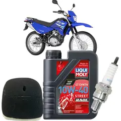 LIQUI MOLY - KIT MANTENCION YAMAHA XTZ-125 FILTRO BUJIA ACEITE FULL