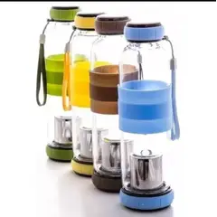GENERICO - Botella Infusora de Vidrio 500 ml