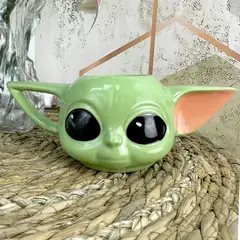 GENERICO - Tazón Cerámica Baby Yoda 450 Ml