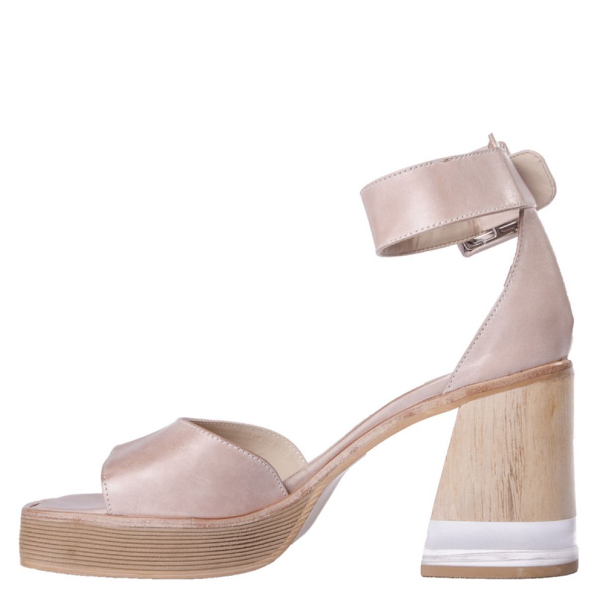 GENERICO - Sandalia Mujer Becca Tudela Cuero Nude