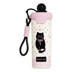 GENERICO - Tazón Térmico Gatito Blanco - rosa 600 Ml