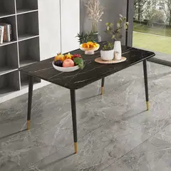UENMI - Mesa De Comedor Industrial Rectángulo 120cm Para Cocina