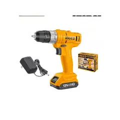 INGCO - Taladro Inalambrico 12V - Con Batería y cargador
