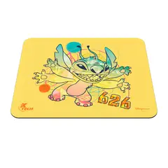 XTECH - XTA-D100ST-YL Mousepad Disney Stitch, 21.8x17.8x0.2cm, Amarillo