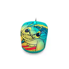XTECH - XTM-D406ST-BL Mouse Alámbrico para PC Disney Stitch, USB, 1200 DPI, Azul