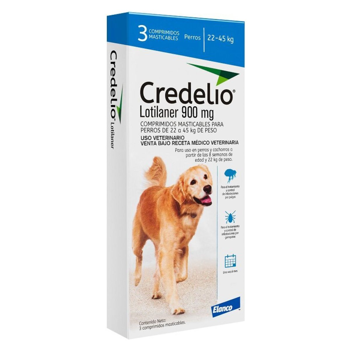 GENERICO - Credelio Para Perros De 22 A 45Kg