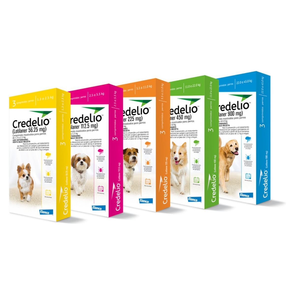 GENERICO - Credelio Para Perros De 22 A 45Kg