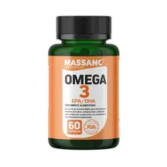 MASSANO - Omega 3 EPA DHA 18/12 60 Cápsulas Blandas