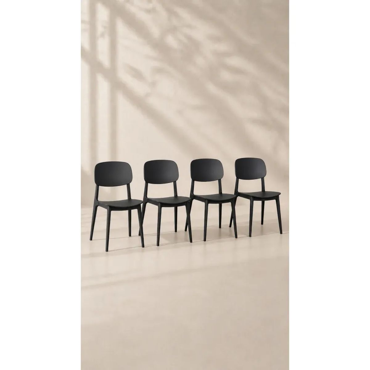 GENERICO - Pack de 4 Sillas Brit de Comedor o Terraza Exterior