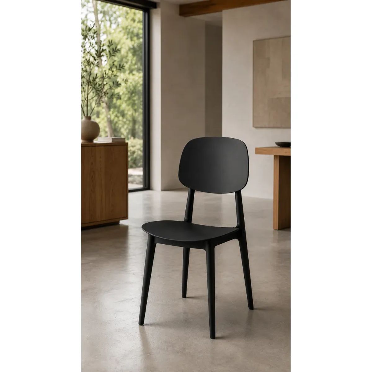 GENERICO - Pack de 4 Sillas Brit de Comedor o Terraza Exterior