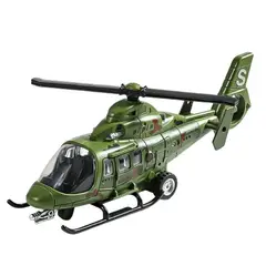 DANWEILE - Helicóptero de juguete grande Verde