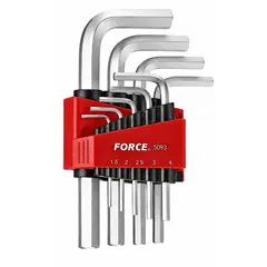 FORCE - Juego De Llaves Allen 1.5 - 10 Mm. 9 Pzas. 5093