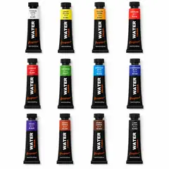 GIORGIONE - Pintura Acuarela 12 Colores 12ml Premium - PS