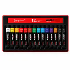 GIORGIONE - Set Acuarelas 12 Colores 12ml Para Pintar - SC