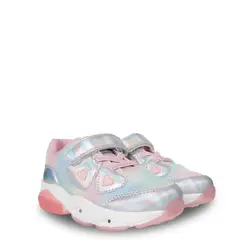 PILLIN - Zapatilla Bebé Niña con Luces Plateado