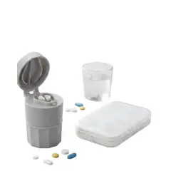 EKOL TACTICA MILITAR - Pastillero Cortador Y Moledor De Pastillas + Organizador