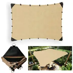 EVERSO - Malla Sombra 4x6 m con Protección UV Reforzada para Patio Jardín y Piscina